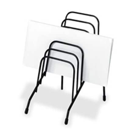 Suitex Desktop File Sorter 6 Compartments- 4-.38 in x6-.50 in x7-.75 in - BK SU126945